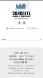 Mobile Screenshot of concretegroup.in